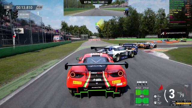 Assetto Corsa Competizione Ultra Gameplay Nvidia RTX 3060 Ti смотреть онлайн