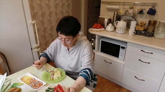 287.Мукбанг. Очень душевный ужин получился!!!???