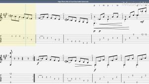Guitar TAB - Guido Santorsola : Giga (Three Airs of Court) | Tutorial Sheet Lesson #iMn