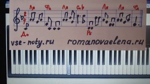 Как Играть Песню В Лесу Родилась Елочка? Играем на виртуальном пианино!