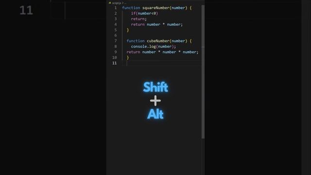 Format Code in VS Code - Shortcut