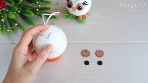 ? 7 ИДЕЙ из ПЕНОПЛАСТОВЫХ ШАРОВ к Новому году. Супер просто!