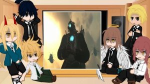 Chainsaw man react to DafuqBoom Skibidi Toilet 59 - Skibidi Toilet 62 (Speaker Woman) Gacha Reacts