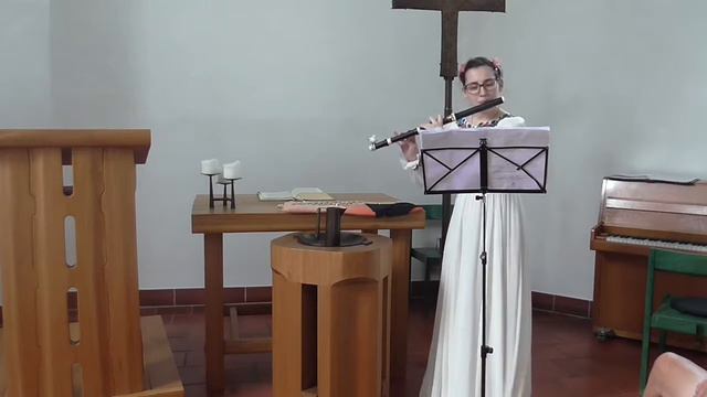 Sofiia Matviienko G.P. Telemann. Fantasia for solo flute #6 смотреть онлайн
