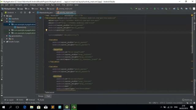 Table Layout pada Android Studio смотреть онлайн