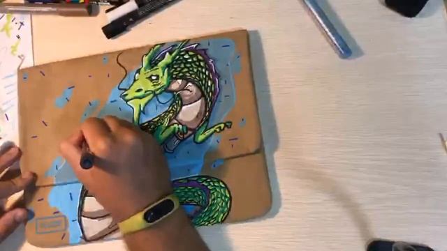 The DIY Sleeve Fire Dragon Artist Process feat. Andrew Lapin