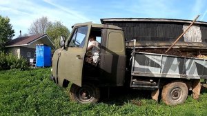 Как я в огород навоз возил. Вспахали участок трактором т-40