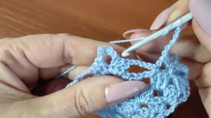 Пелерина, накидка крючком 1 часть. Подробное видео для начинающих. Учимся читать схему.