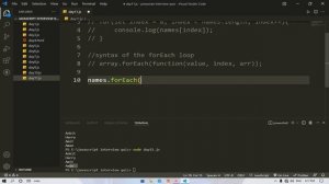 forEach Loop || JavaScript || EXCELLENT CODE WITH AJ