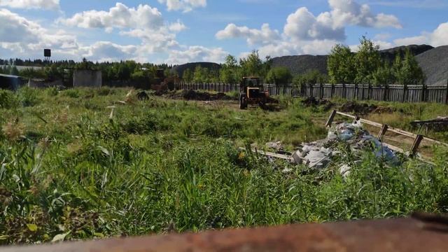 Мелиорация территории. Дренажные канавы. смотреть онлайн