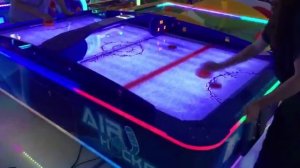 Air hockey funny for family play and kids play