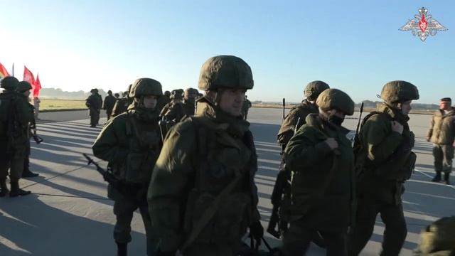 Отправка мобилизованных в воинские части из Калининградской области
