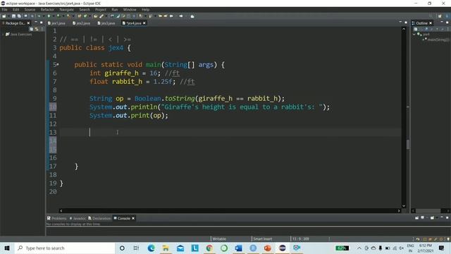 4. Relational Operators in JAVA | Learn Java through Examples | Java Tutorials for Beginners