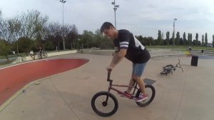 CHICKEN BARSPIN на BMX - Как сделать чикен барспин на БМХ