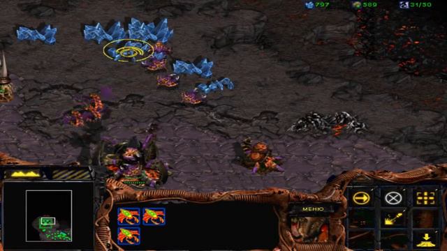 Прохождение StarCraft (Кампания зергов) - Все тот же "Кризалис". смотреть онлайн