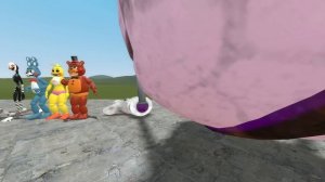 MAN FROM THE WINDOW vs ALL FNAF 1-9 Security Breach in Garry's Mod!