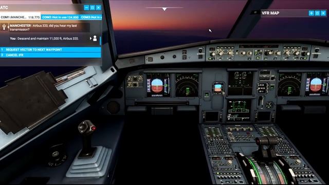 Microsoft Flight Simulator 2020 - Take Off Autopilot And Decent - Airbus A320 - For Beginners #2