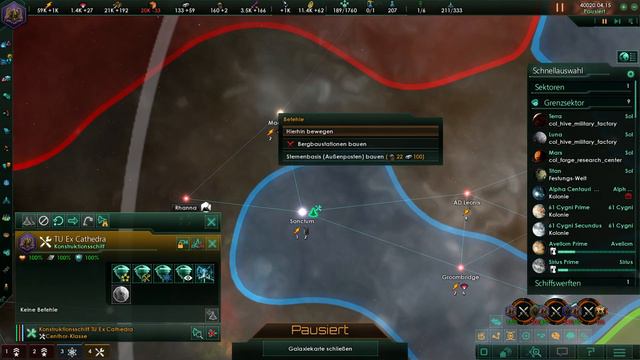 Stellaris: Warhammer 40k Mod - Part 3 - Ausrottung der Necrons und Orks und Krieg gegen die Eldar смотреть онлайн
