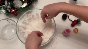 Подсвечник своими руками / новогодний декор / подсвечник новогодний / искусственный снег / поделка