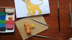 #LionKing #videolesson #makingSimba LionKing video_Король Лев лепка из детского пластилина