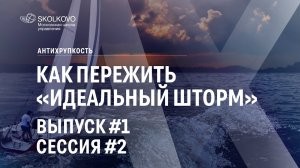 Как пережить «идеальный шторм». Выпуск #1 Сессия #2. Антихрупкость