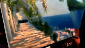 Терраса с видом на море  Мастер класс  Художник Игорь Сахаров