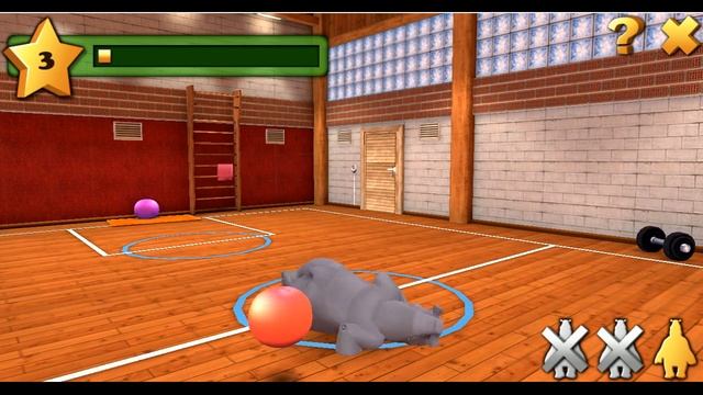 Спортивный бегемот/Hippo Sports интересный мультик-игра смотреть онлайн