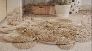 КОВРИКИ ИЗ ДЖУТОВОГО ШПАГАТА: ИДЕИ И ПРАКТИЧЕСКИЕ СОВЕТЫ