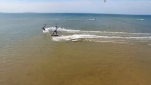 Кайтсёрфинг на Бугазской косе