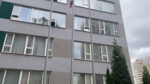 1 Сентября. Поднятие флага России Юнармейцами под гимн России.