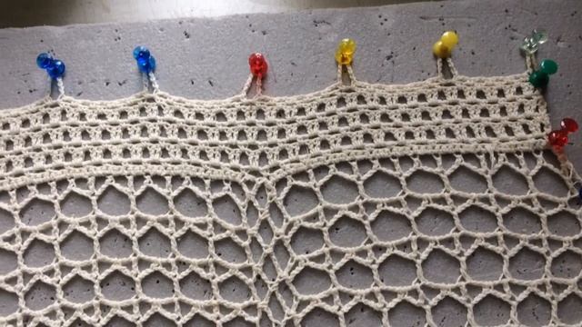 Шторка Кружевная Связана Крючком и украсит окно смотреть онлайн