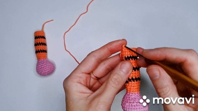 Мастер Класс Тигр крючком .  Амигуруми Тигр 2 часть.