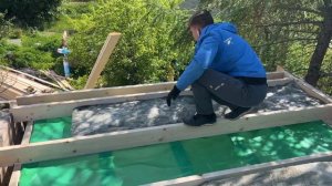 Построили пристройку к дому за 3 дня.  Пошаговый процесс строительства.