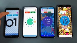 Android 10 vs Android 11 vs Android 12 vs Android 13 - Tecno POP3 vs OPPO A54 vs Xiaomi 11 vs Z Fli