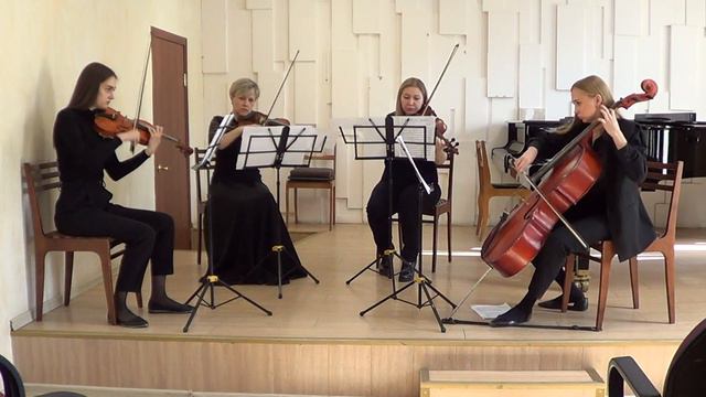 Струнный квартет 3-5 курсы ЮУрГИИ, С.Вольфензон Струнный квартет памяти Д.Д.Шостаковича 2 часть смотреть онлайн