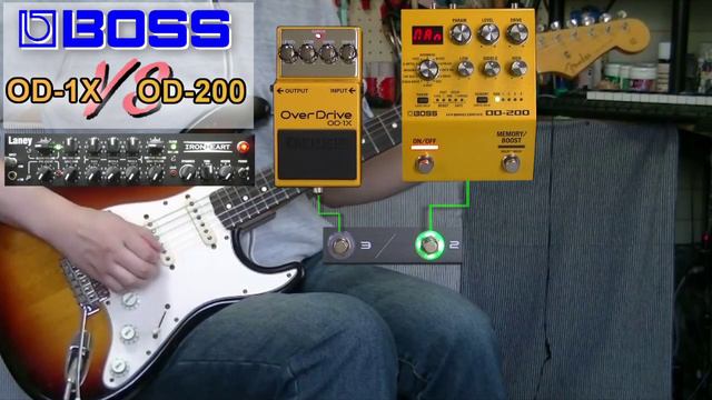 BOSS OD-1X vs OD-200 「Xの付いたオーバードライブ比較！」【比較レビュー】