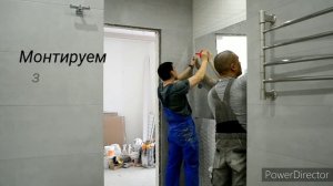 Монтаж зеркала