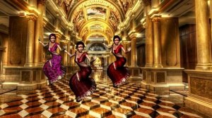 ВОСТОЧНЫЕ ТАНЦЫ Красивые девушки танцуют.Eastern dance. Beautiful girls are dancing. Animation