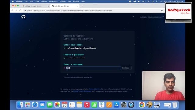 #09 Github sign up | GitHub | GitHub tutorial | Github initial setup | Git basics |Github|RedSysTec