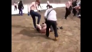 Эпичные драки #2 Толпа на толпу