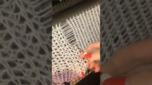 Английская резинка на однофонтурной вязальной машине