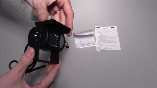 Распаковка видеокамеры с ИК-подсветкой и микрофоном AVS401CPR смотреть онлайн