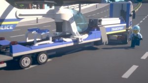 LEGO City Полицейский вертолётный транспорт 60244