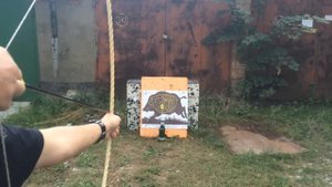 Лук из арматуры. Fiberglass reinforcement hunting bow