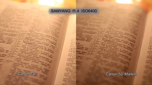 Canon 7D vs Canon 5D MarkIII & ISO6400 смотреть онлайн