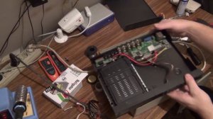 Ремонт блока питания от видеонаблюдения, замена точнее