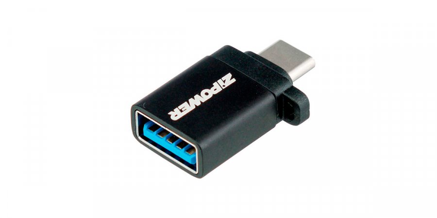 Высокоскоростной Адаптер с Type-C на USB-A ZiPOWER PM6678