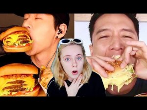 САМАЯ ВКУСНАЯ ЕДА В МУКБАНГЕ И АСМР реакция на мукбангеров