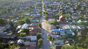 Сызрань с высоты 4k - Ульяновская ул., Интернациональная