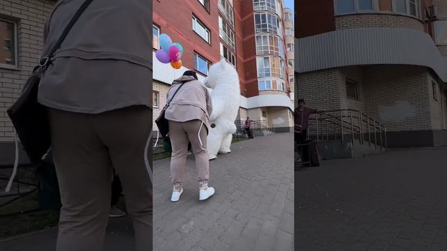 БЕЛЫЙ МЕДВЕДЬ!#Поздравляет с днем рождения.#поздравление#директормагнита#десант#белыймедведь #